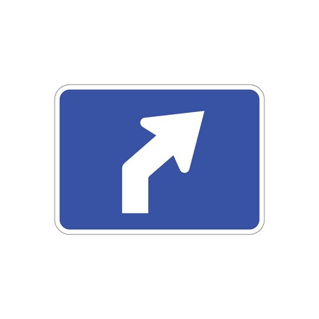 Sign Solutions Usa 9 in Height, 12 in Width, Aluminum, Horizontal Rectangle DUS08DWT1209M5-2RINT